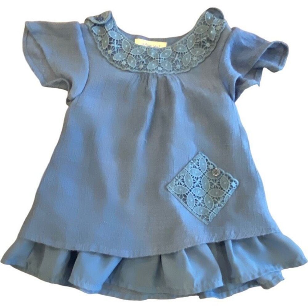 Indigo Soul Kids Tunic  Dress Blue Size 2T